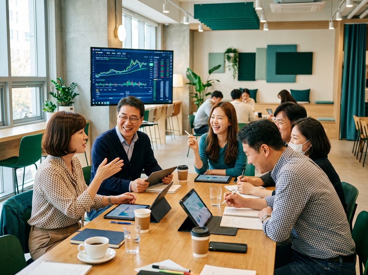 활발한 경험 공유와 토론